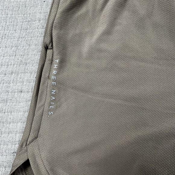 Three Nails Pro-Tech 2.0 Short Men XL 7" Brown Lined Performance Drawstring - Picture 6 of 9
